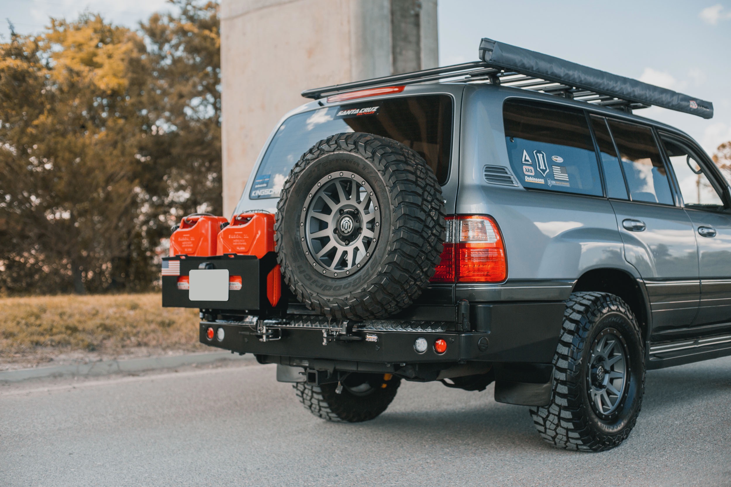 Dobinsons Rear Bumper With Swing Outs for Toyota Landcruiser 100 