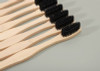 Natural Bamboo Charcoal Toothbrush - 4 pcs