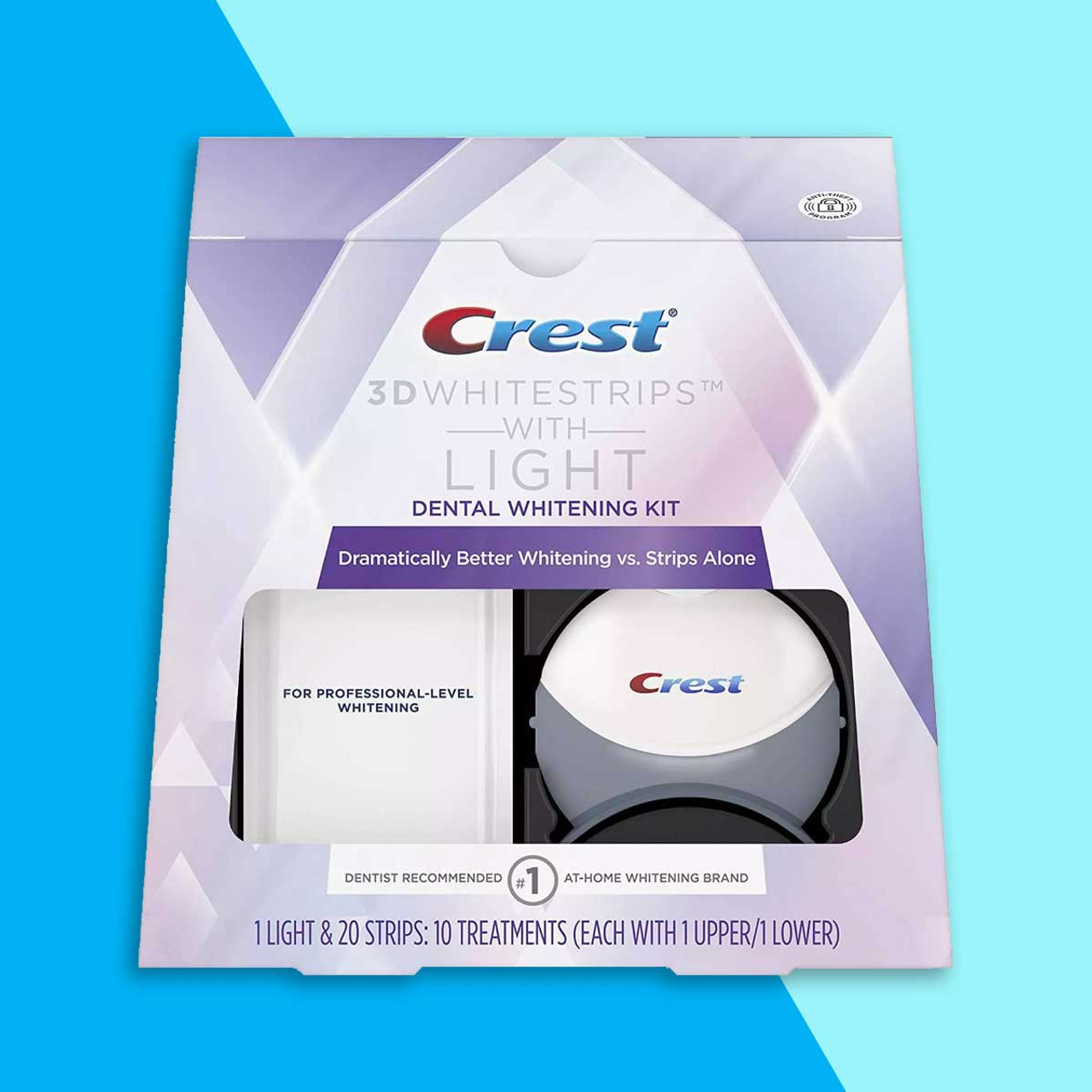 crest 3d whitening with light