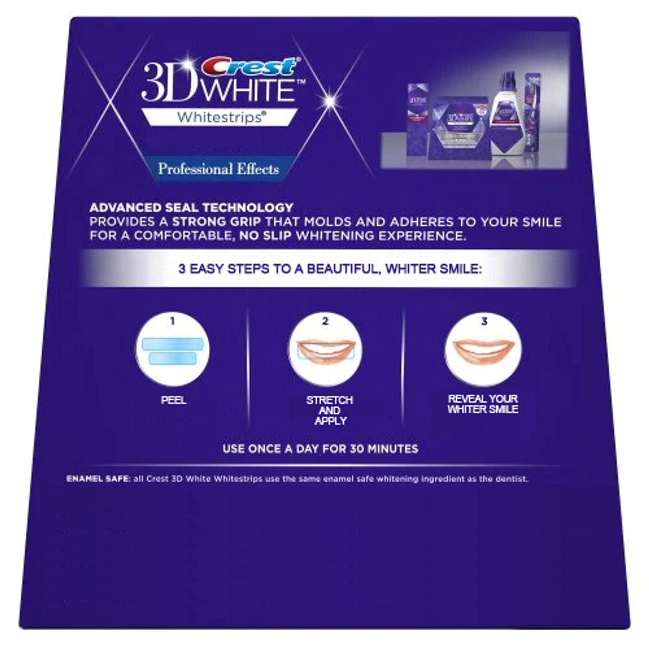 Crest 3D Whitestrips Professional Effects & Brilliance Toothpaste with LED Light Bundle (Not In The Sealed Box) Crest 3D Whitestrips Professional Effects & Brilliance Toothpaste with LED Light Bundle (Not In The Sealed Box)