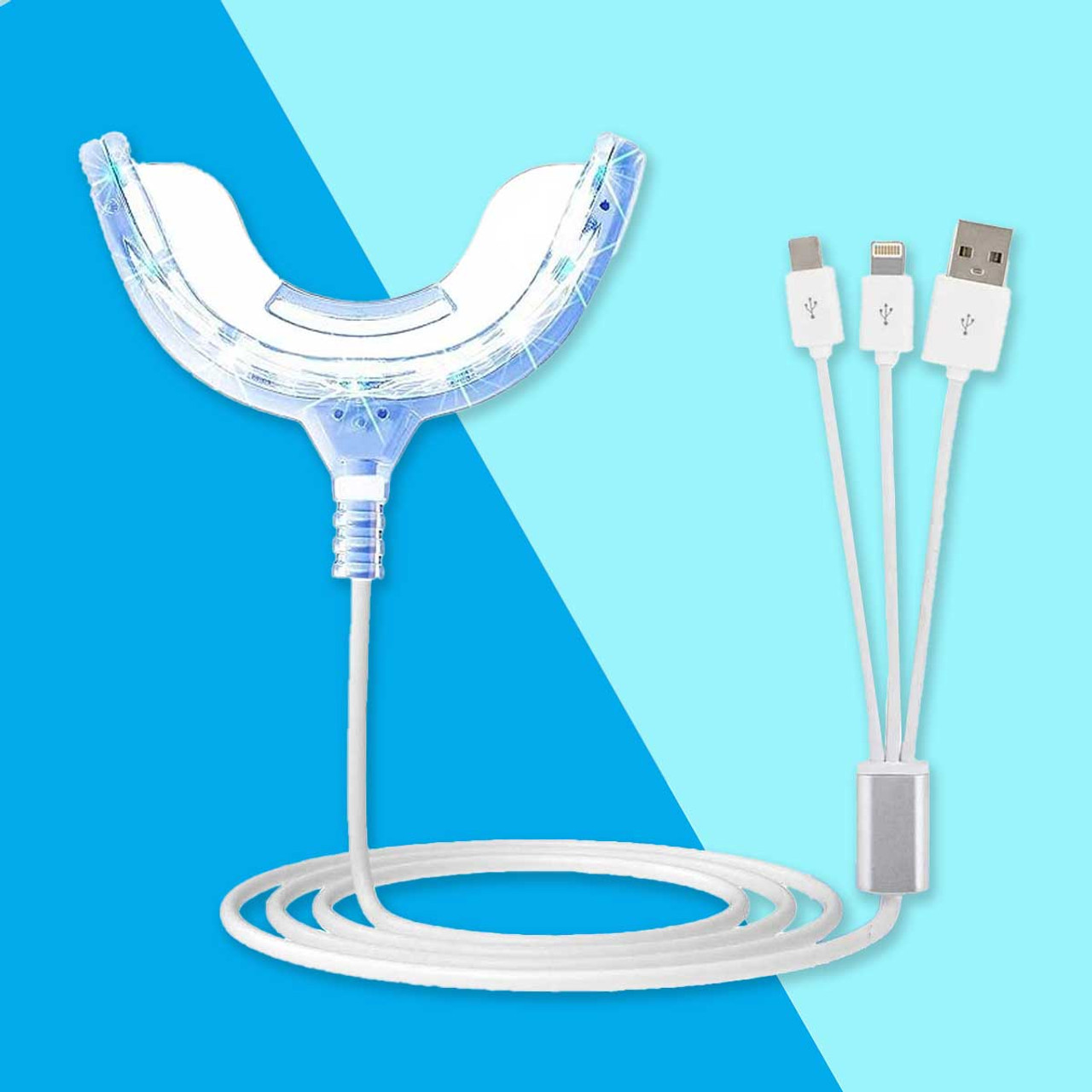 [TWIN] Crest Anti-aging Whitener + LED Kit (Radiant Express) – 18 Levels Whiter, Unboxed