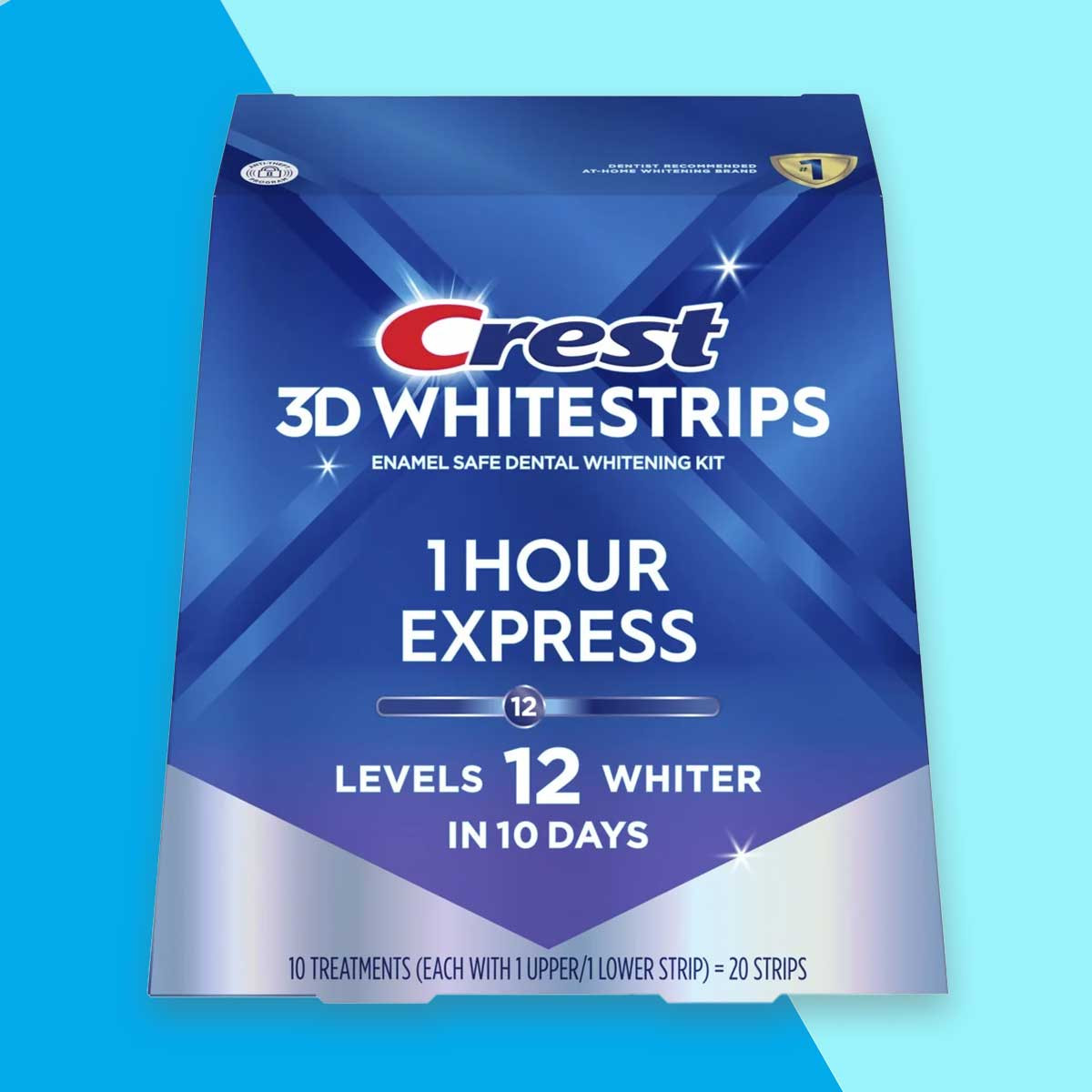 Crest 3D Whitestrips  1 Hour Express