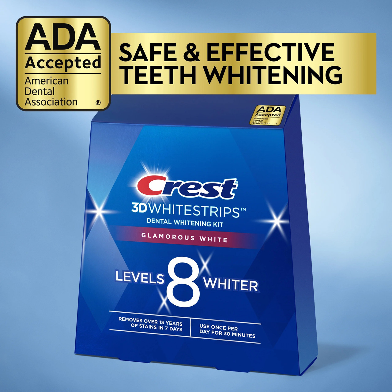 Crest 3D Whitestrips  Glamorous White