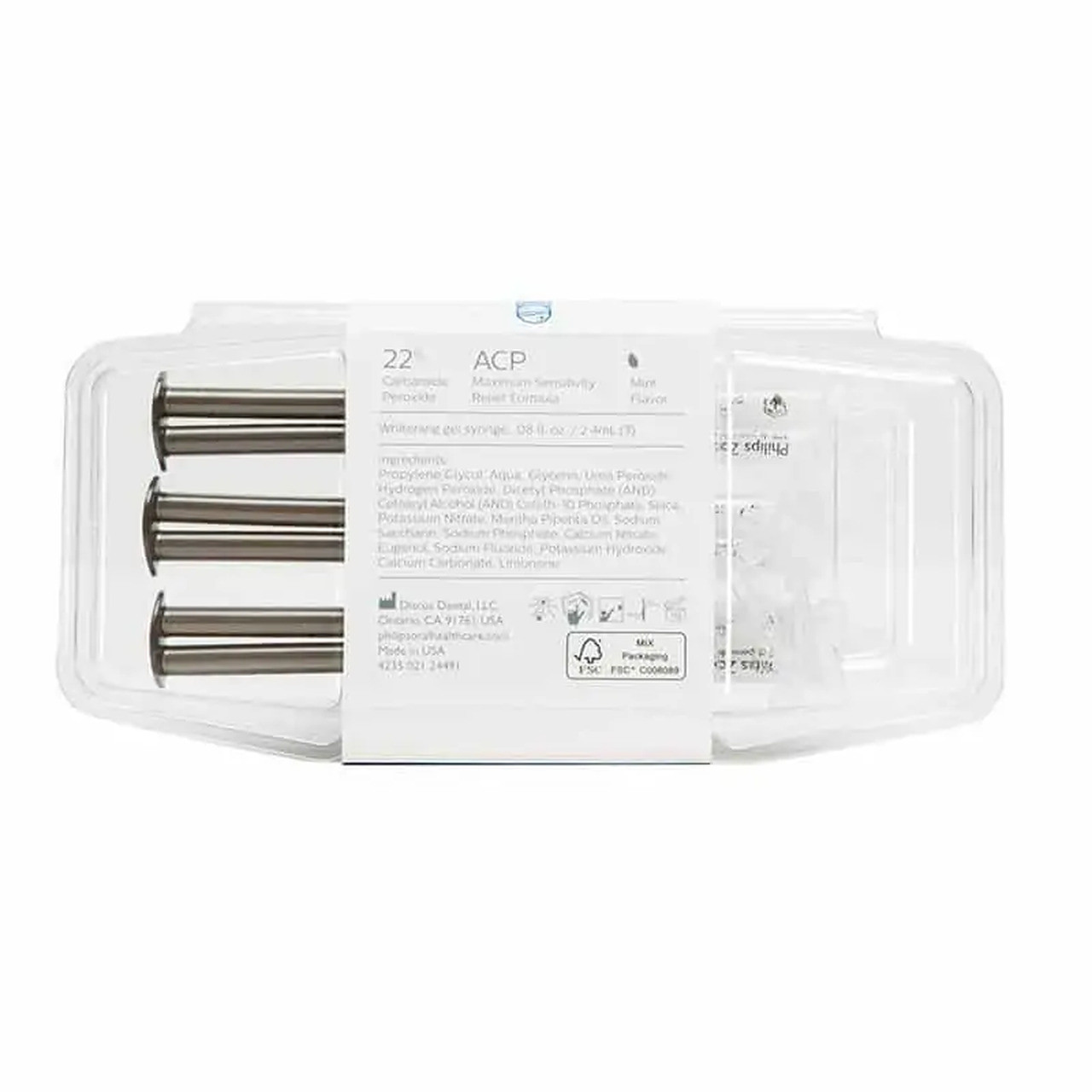 Philips Zoom Nite White 22% Mundschutz-Set und Brilliance Zahnpasta-Paket