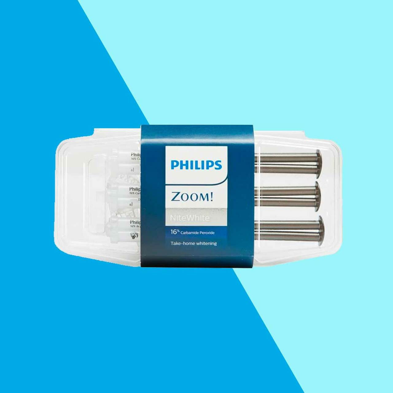 Philips Zoom Nite White 16% Mundschutz-Set und Brilliance Zahnpasta-Paket