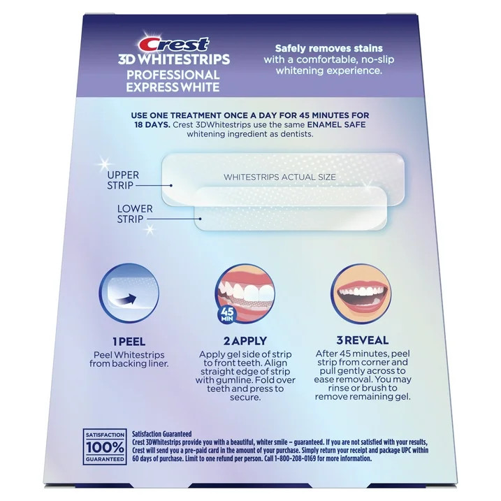 Crest 3D Whitestrips Professional Express White (ehemals Professional Bright)
