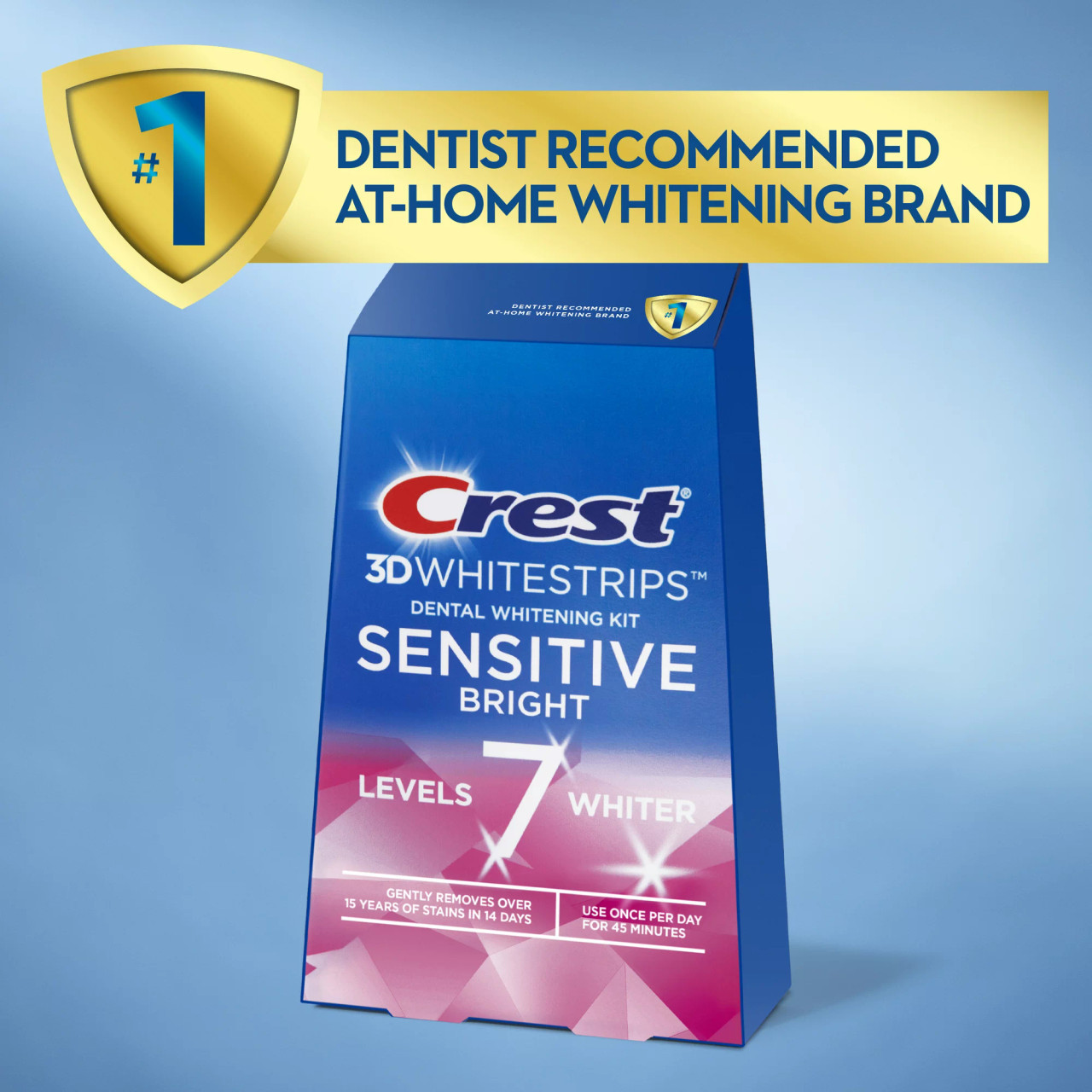 Crest  3D Whitestrips Sensitive Bright