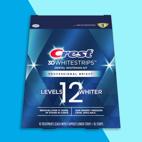 Professional Exclusive Crest 3DWhitestrips Supreme with LED Light