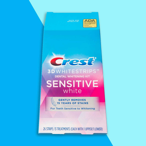 Crest 3D Whitestrips Sensitive White Teeth Whitening Kit