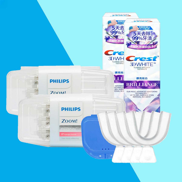 Philips Zoom Day White 6% Mouthguard Set & Brilliance Toothpaste Bundle Philips Zoom Day White 6% Mouthguard Set & Brilliance Toothpaste Bundle