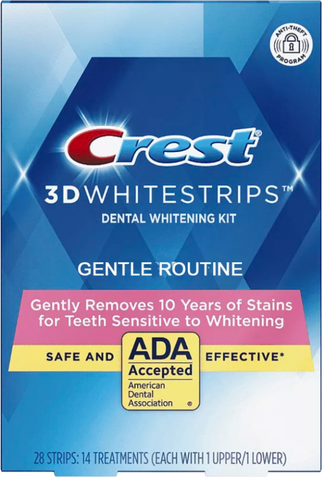 Crest 3D Whitestrips Gentle Routine