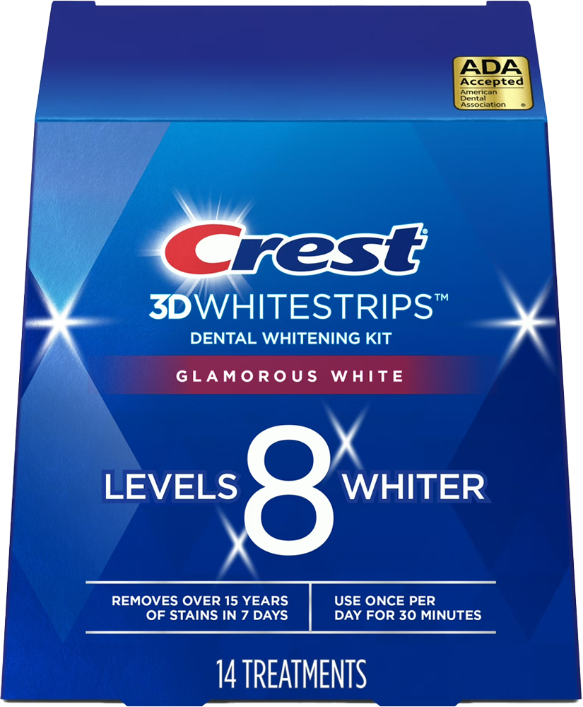 Crest 3D Whitestrips Glamorous White