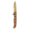 Admire it—then put it to work.

From the popular M16® knife series, the M16®-10DZ is an everyday carry knife designed to be used, just like the tactical version that inspired it. The tanto-style blade with Veff Serrations™ gives it extra bite, making effortless cuts through ropes and fibrous materials, while the automated liner safety offers an extra layer of lock security. The signature Carson Flipper and IKBS™ bearings ensure smooth opening and closing every time, making it intuitive in the hand. Now available in desert tan, this folding knife is ready for the line of duty—in whatever capacity you see fit.


Superior Performance: D2 blade steel for excellent edge retention
Extremely Sharp: Veff Serrations™ provide superior cutting power of rope and straps
Smooth Opening: IKBS™ ball bearing pivot deploys the blade smooth
Easy Closing: Liner lock can be easily closed with one hand
Safe And Secure: Automated liner safety provides extra layer of lock security
Strong and Lightweight: Glass-reinforced nylon handle is durable and lightweight
Blade Details

Blade Steel D2
Blade Edge Veff Serrations™
Blade Finish Titanium Nitride
Measurements

Blade Length 3.03" (76.91 mm)
Blade Thickness 0.10" (2.49 mm)
Overall Length 7.06" (179.40 mm)
Closed Length 4.01" (101.88 mm)
Weight 2.50 oz. (70.87 g)
Other

Handle Material Glass-Reinforced Nylon
Style Folding Knife with Liner Lock
Patent Number 7437822.