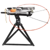 Do-All Outdoors Clayhawk Full Cock Trap #CH300
The Clay Hawk throws targets as singles and nested pairs of stacked doubles. The triangular base is ultra-stable and sits high enough off the ground that you can operate the trap from a chair. Three pivot mounts allow you to throw targets in all directions, and it includes ground spikes for stability.

Versatile full-cock trap for launching clay shooting targets
Single throwing arm launches singles or doubles
3-pivot mounts throw in any direction; comfortable fold-down seat and full cock mechanism
Sturdy cast steel and aluminum tubing; sliding adjustable clip for speed and direction changes