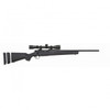 The Mossberg Patriot Super Bantam boasts all the features you’ll find in our full-sized Patriot but with features to fit smaller statured users. Plus, the Super Bantam stock design includes a removable 1" spacer to allow for customizing length of pull.

  
Variable length of pull (12"-13") with 1” accessory spacer enhances control and comfort in smaller-stature and growing shooters
Standard Patriot features include drop box magazine, recessed match barrel crown, fluted barrels, spiral fluted bolt, patented LBA® user adjustable trigger (2-7 lbs), and streamlined bolt handle

More Information
SKU	27840
Caliber	243 WIN
Action Type	Bolt-Action
Usage	Hunting / Sporting, Bantam
Barrel Type	Fluted
Barrel Length	20"
Barrel Finish	Matte Blue
Capacity	5+1
Length	38.5"
LOP	12"-13"
LOP Type	Adjustable
Scope	3-9x40mm
Sights	Weaver Style Bases
Stock	Synthetic (Black)
Twist	1:10"
Weight	7.5
UPC	015813278409
PATRIOT SUPER BANTAM FEATURES
Patriot Super Bantams utilize our innovative variable LOP stock with an included 1" spacer – for increasing the length of pull when the user has outgrown the smaller dimensions, or for custom fitting smaller-statured shooters.