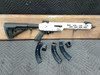 Used Adler RF-224 22lr White w/2-10rnd Rotary Mags, 2-10rnd  Butler Creek Mags, 1-25rnd Mag & Adapter
