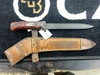 Used CZ VZ-59 Bayonet w/Leather Sheath **Stitching Good, Missing Closure Button**  #5