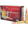 Cut Away
Product Features
It IS rocket science!®
PROVEN HORNADY® BULLETS
Superformance® ammunition is loaded with Hornady® V-MAX,® NTX,® SST,® GMX,® and InterLock,® bullets for the ultimate in performance, no matter what the game.

PROGRESSIVE HORNADY® POWDERS
Superformance® Propellants are the heart of Superformance® ammunition and usher in a new era of performance.

CASE AND PRIMER
Like all Hornady® ammunition, our Superformance® rounds use the highest quality cases and primers available. Consistent components translate to consistent shooting in the field.

PERFORMANCE
IT IS FAST: 100 to 200 fps faster than conventional ammunition.
IT IS ACCURATE: Uncompromising accuracy without increased felt recoil.
IT IS CONSISTENT: Unfailing performance across a broad range of temperatures.
IT IS VERSATILE: This new breed of ammunition is available in 17 Hornet to 444 Marlin, and is safe for use in all firearm types, including semi-autos, lever guns and pump actions.
TEST BARREL (24")
MUZZLE
100 YARDS
200 YARDS
300 YARDS
400 YARDS
500 YARDS
VELOCITY
(FPS)
ENERGY
(FT/LB)
TRAJECTORY
(INCHES)
3000
2997
-1.5
2772
2558
1.5
2555
2173
0
2348
1836
-6.9
2151
1540
-20
1963
1282
-40.7