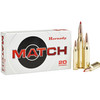 Cut Away
Product Features
THE PERFECT TIP!
The Heat Shield™ tip on the ELD® Match bullet creates the perfect meplat and outperforms BTHP bullets.

HORNADY® MATCH™ BULLETS
Hornady® Match™ rifle ammunition is loaded with the most accurate, consistent match bullets in the world, featuring our AMP® bullet jackets.

SPECIALLY SELECTED CASES
Cases are carefully selected based on strict criteria: wall thickness uniformity, internal capacity, case weight and consistent wall concentricity.

CAREFULLY MATCHED POWDER
Powder is matched carefully to each specific load for optimal pressure, velocity and consistent accuracy.

STRINGENT QUALITY CONTROL
With extremely tight tolerances and strict quality control, all Hornady® Match™ ammunition features superior lot-to-lot consistency. From the bullet seating to the optimal charges and velocities, Hornady® Match™ ammunition is designed to live up to company founder, J.W. Hornady's original goal: "Ten bullets through one hole."

TEST BARREL (24")
MUZZLE
100 YARDS
200 YARDS
300 YARDS
400 YARDS
500 YARDS
VELOCITY
(FPS)
ENERGY
(FT/LB)
TRAJECTORY
(INCHES)
2910
2256
-1.5
2721
1972
1.6
2538
1716
0
2362
1487
-7
2194
1282
-20.3
2032
1100
-40.7
