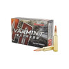 Hornady(R) Varmint Express(R) ammunition is designed around the hard-hitting performance of our famous V-MAX(R) bullet. Polymer tipped V-MAX(R) bullets deliver match accuracy, high ballistic coefficients, wind defying trajectories, and rapid fragmentation upon contact. Each Varmint Express(R) offering is loaded with high quality cases and carefully selected propellant and primers that are chosen to provide the best performance in each individual load.