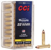 Extend the range of rimfire and devastate varmints. These rounds are loaded with the Hornady® V-Max® bullet, a polymer-tipped design that produces flat trajectories, extreme accuracy and explosive expansion on impact.

 

Flat-shooting
Accurate
Explosive expansion
Polymer-tipped bullet design
Reliable CCI® priming
