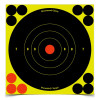KEY FEATURES
BULLET HOLES ARE REVEALED WITH BRIGHT CHARTREUSE RINGS
SELF-ADHESIVE BACKING MAKES TARGETS EASY TO PUT UP
INCLUDES REPAIR PASTERS TO LENGTHEN TARGET LIFE
GREAT FOR INDOOR OR OUTDOOR USE AND LOW-LIGHT CONDITIONS
 DETAILS

EACH SHEET COMES WITH CORNER PASTERS FOR EASY REPAIR! WITH THESE SHOOT•N•C® TARGETS, BULLET HOLES ARE REVEALED WITH BRIGHT CHARTREUSE RINGS – PROVIDING YOU WITH INSTANT FEEDBACK AND ELIMINATING THE NEED TO WALK DOWNRANGE OR USE BINOCULARS OR SPOTTING SCOPES. SELF-ADHESIVE BACKING MAKES TARGETS EASY TO PUT UP AND THEY COME WITH REPAIR PASTERS TO COVER UP HOLES FOR LONGER TARGET LIFE!

34550 - SHOOT•N•C® 6 INCH BULL'S-EYE, 60 TARGETS - 720 PASTERS