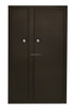 HQ Outfitters (Store Pick-Up Only) - 10 Gun Double Door Cabinet

Secure your guns and ammo with our line of STEEL SECURITY CABINETS. Designed with an optimized door size, access to your guns has never been safer or easier.  Each cabinet has a configurable interior which can be adapted for guns and ammo of all types, and comes with a 4pt locking system.

Features:

Dual-height barrel rests accommodate rifles, long guns and AR’s
Industry standard, 19 gauge CR
Exterior dimensions: 55” x 32” x 14”
Gun capacity: 10
Weight: 127 pounds
Colour: Flat black
2x Keys