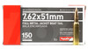 Aguila Centerfire Ammunition

At Aguila, “Non-Corr Priming” is used and guarantees reliable ignition in any weather condition, and with over 25 skus ranging in velocity/energy ratios between 705/108 to 3215/1266, the Aguila Advantage will hit dead center. With a wide variety of calibers from the standard to the unique, Aguila offers high-quality rounds that cycle flawlessly with remarkable consistency in both velocity and accuracy.

Aguila is loaded in boxer-primed brass casings which are non-corrosive and the projectiles feature a lead core with a full copper jacket. With the high ammo prices of today, it's no wonder more people are turning to Aguila to provide them an economical alternative. Target shooting. Hunting. Tactical applications. Aguila's 7.62x51 (.308 Win) offers precision shooters greater accuracy and better consistency at long ranges thanks to its unique boat tail design.

Specifications:

Caliber: 7.62 NATO (7.62x51/.308 Win)
Bullet Weight: 150 gr
Bullet Style: Full Metal Jacket, Boat Tail
Case Type: Brass
Muzzle Velocity: 2750 fps
Muzzle Energy: 2519 ft. lbs.
Part #: 1E762110