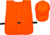 Product Details
Wearing a certain amount of blaze orange is required in most states and areas when hunting. A great way to accomplish this is with the Blaze Orange Safety Vest and Hat Combo by Allen. Constructed of quiet polyester and features a hook and loop closure and side adjustment straps so you can change the fit to wear over your jacket or other cold-weather gear. Our blaze orange safety vest comes in many sizes to fit most body types. The hat is one size fits most and has an adjustable back.

Product Features
High-Visibility Blaze Orange Color
Cap is One-Size-Fits-Most and Has an Adjustable Back
Vest is Sized for Adults (Medium - XL)
Vest Fits Approximately 38 Inch - 48 Inch Torso/Chest