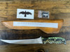 Mario's Custom Made Fillet Knife 8"x1/8" Full Tang w/Sheath