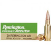 Remington Premier Ammunition offers the shooter a wide variety of premium bullet designs combined with strict manufacturing tolerances to create ammunition with which any shooter would be willing to take the shot of a lifetime. This ammunition is new production, non-corrosive, in boxer primed, reloadable brass cases.

Technical Information

Caliber: 30 Remington AR
Bullet Weight: 125 Grains
Bullet Style: AccuTip
Case Type: Brass


Ballistics Information:

Muzzle Velocity: 2800 fps
Muzzle Energy: 2176 ft. lbs.