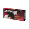 American Eagle is designed specifically for target shooting, training and practice. It's loaded to the same specifications as Federal's Premium loads, but at a more practical price for plinking. This ammunition is new production in reloadable brass cases.

Technical Information
Caliber: .338 Lapua Magnum
Bullet Weight: 250 Grains
Bullet Style: Jacketed Soft Point
Case Type: Brass
Ballistics Information:
Muzzle Velocity: 2875 fps
Muzzle Energy: 4588 ft. lbs.