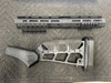 Used Chisel Manufacturing Rear Aluminum Skeleton Stock For Henry Big Boy Pistol Grip Lever Action & Midwest Industries Henry Big Boy Tactical Forend