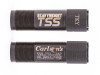 Carlson's TSS Turkey Choke Tubes are optimized for Federal Premium® Heavyweight® TSS Turkey Loads but also work exceptionally well with other manufacturer's turkey ammunition (Smaller shot size 7-9). The Federal Premium's Heavyweight TSS Turkey Load has an incredibly high pellet count in both 7 and 9 shot, along with the ability to carry energy further, makes them ideal for .410, 20ga, and 12ga. Tungsten Super Shot (TSS) has a 22% heavier density than heavyweight shot and a 56% heavier density than traditional lead shot. It puts the maximum amount of pellets possible in a 10” circle at 40 yds. The Heavyweight TSS shells will include the Flite Control Flex™ wad that gives hunters the ability to shoot any choke tube they prefer. Long-range turkeys don't stand a chance. *No Steel Shot Larger than #4 may be used in our Turkey Choke Tubes



Carlson’s Choke Tubes Are Proudly Made In The U.s.a.

We back all of our choke tubes with a lifetime warranty, so you can focus on busting clays and filling bag limits. If any damage occurs to your choke tube, just package it up and mail it back to us for a replacement.