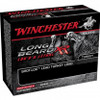 Forty yards has long been the standard by which all turkey loads were measured. No more. It's time to go farther with Winchester Longbeard XR. Featuring new-to-the-world Shot-Lok Technology. Longbeard XR offers the tightest patterns and longest shot capability of any traditional turkey load in history - with twice the pellets in a 10" circle out to 60 yards. Longbeard XR has the knockdown power of popular heavier-than-lead loads at a fraction of the cost, meaning it's a turkey-slamming game changer for hunters looking to push the limits.

 

Features

10% greater penetration over standard lead loads beyond 50 yards
Devastating terminal on-target performance
Twice the number of pellets in a 10" circle out to 60 yards
Protects Shot During In-Bore Acceleration - Shot launches from barrel near perfectly round for extremely tight long-range patterns
 

Specifications

Gauge: 20
Length: 3"
Velocity: 1000 fps
Shot Volume: 1-1/4 oz.
Shot Sizes: #5
Shells per Box: 10