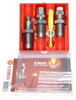 Lee 303 British Pacesetter 3-Die Set includes Full Length Sizing Die, Easy Adjust Dead Length Bullet Seating Die, Factory Crimp Die, Universal Shell Holder, Powder Dipper and Instructions/Load Data.