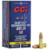 CCI Quiet-22 22lr 40 Segmented HP 710FPS - 50rds
