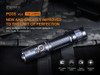 Product Overview
Version 3 of the Fenix PD35 flashlight is destined to continue to be one of Fenix’s most popular models. With vastly improved performance, the new PD35 V3.0 can blast an amazing 1700 lumens a total distance of 1171 ft (357 m). The PD35 V3.0 is powered by a single 18650 rechargeable battery (included), or can operate on two disposable CR123A’s. This flashlight has a runtime of 230 hours when using the 5 lumen Eco mode. Boot-up battery level indicator lets you always know the battery’s status. On/off and momentary on are activated with the tail switch and six lighting modes are selected with the side switch. Compact and built-tough with an IP68 dustproof and waterproof rating, this flashlight is perfect for just about any outdoor or work activity.

* Please note that the ARB-L18-4000U battery is not compatible with this light. 

Specifications
Max Lumens: 1700
Max Beam Distance: 1171 feet (357 meters)
Max Runtime: 230 hours
Lighting Modes: 5 brightness levels plus Strobe
Bulb Type: LED Luminus SFT40
Lens Material: Glass
Color Temperature: About 6000K
Size: Length: 5.28” (134mm) Body: 0.90” (22.8mm) Head: 1.00” (25.4mm)
Weight: 2.95 oz. (83.5g) excluding battery
Battery: One rechargeable 18650 li-ion battery (included) or two CR123A lithium batteries
Included: ARB-L18-3400U V3.0 Li-ion battery, USB-C charging cable, Holster, Lanyard, Spare O-ring
Warranty: Limited Lifetime Guarantee from Fenix Lighting USA
More Information
Additional Features of the Fenix PD35 V3.0 Flashlight
One Luminus SFT40 LED with a lifespan of 50,000 hours.
Includes an ARB-L18-3400U V3.0 18650 rechargeable Li-ion battery, compatible with 2*CR123A Lithium batteries.
Boot-up battery level indication and low-voltage warning.
Instant activation with the tactical tail switch; output selection with the side switch.
Digitally regulated circuit for maintaining a stable output.
Toughened ultra-clear glass lens with an anti-reflective coating.
Made of durable A6061-T6 aluminum.
Premium type HAIII hard-anodized anti-abrasive finish.
    
