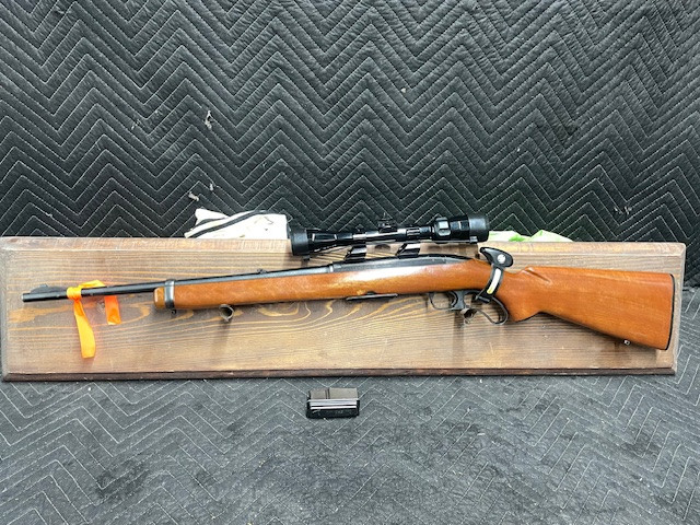 Used Winchester 88 308 w/2 Mags, Bushnell 2-7 x32 Scope & See Thru Rings