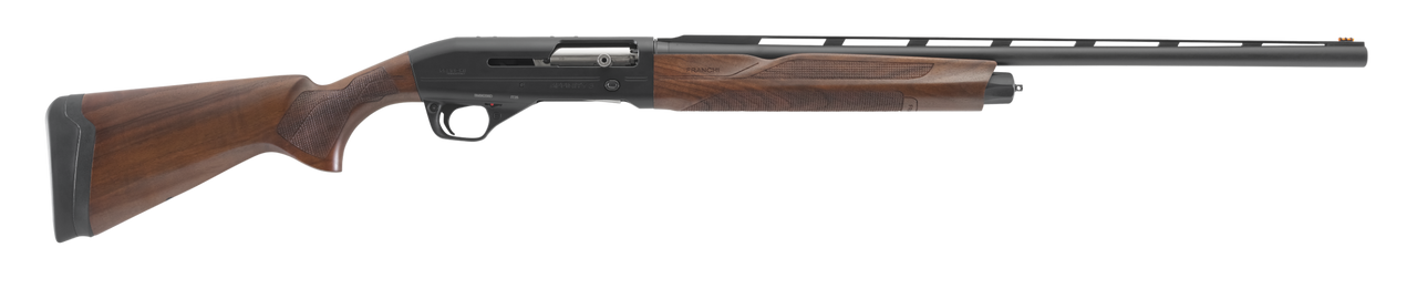 Franchi has taken our already exceptional Affinity 3 and tweaked a few things to solidify its class-dominating performance. We gave it a slimmer profile with enhanced ergonomics to deliver amazing instinctive pointability and swing-through balance. New checkering on the grip and forend offer improved grasp in slick conditions, and a larger trigger guard opening makes shooting with gloves easier. We added a new two-piece shell latch to improve loading and unloading characteristics, and a new bolt-release button is easier to find and deploy with gloves or in low light. Two things we didn't touch were the splendid Italian craftsmanship and the famously durable, reliable and fast-shooting inertia-driven action.

Evolved Ergonom-X
Designed from the ground up to provide optimal comfort in any shooting position.

Inertia Driven
Logo featuring the words "INERTIA DRIVEN" with a stylized graphic of concentric circles in orange and gray.
The Inertia Driven® system, employed in the Franchi Affinity 3 and 3.5, affords these shotguns a lighter, slimmer profile for better handling. With no heavy gas cylinder under the forend, Franchi Inertia Driven® shotguns balance and swing like a fine game gun should. 

PROVEN RELIABILITY-  The Inertia Driven® system  never needs adjusting and will cycle anything from field loads to 3½" magnums with consistent reliability year after year, after year. 

SIMPLICITY- Inertia Driven® is simple with only three primary parts: the bolt body, the inertia spring and the rotating bolt head.

CLEANER- Gas, smoke and burnt powder stay in the barrel where they belong, rather than being channeled into the gun’s mechanism, as they are in gas-operated systems.

STRONG- The strong steel locking lugs on the Inertia Driven® system's rotating bolt head not only lock steel-to-steel into the gun's barrel; the lugs lock in even tighter during firing. 

LOW MAINTENANCE- The Inertia Driven® system is much cleaner, so gun cleaning takes a fraction of the time that it takes to clean a gas-system gun.



Omni Stock Adjustable Fit
Logo featuring the text "OMNI STOCK" and "ADJUSTABLE FIT" with directional arrows indicating flexibility and adaptability.
Stock drop and cast adjustability for a truly optimized shooting experience.



TSA RECOIL PAD
Logo featuring the text "TSA RECOIL PAD" with an orange graphic element resembling waves or lines.
A revolutionary design proven to reduce felt recoil up to 50 percent and make shooting more enjoyable. It also reduces flinching, which improves accuracy and allows for faster follow-up shots. Rounded edges minimize chances of snagging on clothing when the gun is raised to shooting position.

Warranty
 
7 year warranty logo
A new Franchi firearm is warranted only to the original retail purchaser, for 7 years from the date of purchase. This warranty applies only if the firearm was purchased from an authorized dealer in the United States.

You do not need to register your firearm (online or warranty card) to be covered by the warranty. The warranty will be validated by the serial number of your firearm. We do recommend keeping a copy of your original proof of purchase.

Franchi will, at its option, repair or replace without charge any Franchi firearm that fails due to a defect in materials or workmanship. Parts and labor are included. Repairs are warranted for the duration of the original warranty.

If Franchi replaces a firearm under this warranty, you will receive a new 7-year warranty. Franchi will return replacement firearms to you freight prepaid.