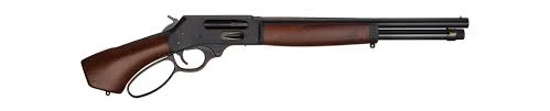 Henry Lever Action Axe

Not all firearms need to fit neatly into categories like hunting, home protection, or good ol’ backyard plinking. We feel that simply being fun to pull out of the scabbard and shoot again and again should be a category all its own. For those that join us in considering this an important category, the Lever Action Axe .410 delivers in spades.

It’s fun, for sure, but it also has more practicality than meets the eye. The Axe has the same 5-round capacity of 2 ½” shells as its larger lever action .410 shotgun counterparts, but the addition of a loading gate means that you can keep that capacity topped off at all times without needing to remove a tube magazine. Another practical advantage is its size. With a barrel length of just under 16” and an overall length of just over 26” the Axe can be stored in far more places than your average long gun. The barrel is finished off with a brass bead front sight and invector style threads that are fitted with a removable full choke right out of the box. The “axe handle” pistol grip gives the firearm its name and is engraved on the bottom with the iconic Henry Cowboy logo for that unmistakable touch of Henry class.

Specifications:

Caliber:  .410 GA
Action: Lever Action
Capacity: 5 Rounds
Safety: Transfer Bar
Reciever Finish: Blued Steel
Barrel: 15" Blued Steel
Sights: Brass Bead
Stock Material: American Walnut, Pistol Grip
Buttplate: N/A
Overall Length: 26.4"
Weight: 5.75 lbs.
Part #: H018AH-410
