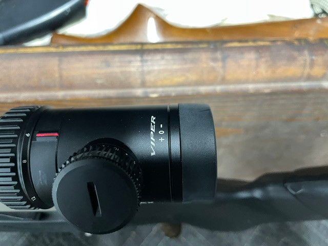 Used Tikka T3X Varmint 223 23.75" Stainless HB w/Vortex Viper 6-24x50 Scope