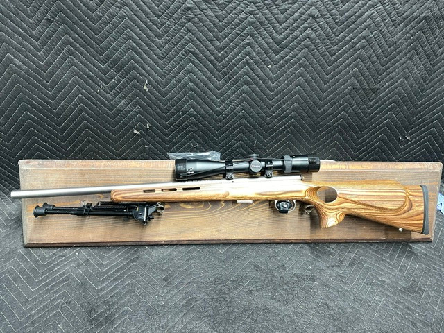Used Savage 93R17 17hmr 21" Laminate Thumbhole Stock w/Simmons Scope & Bipod