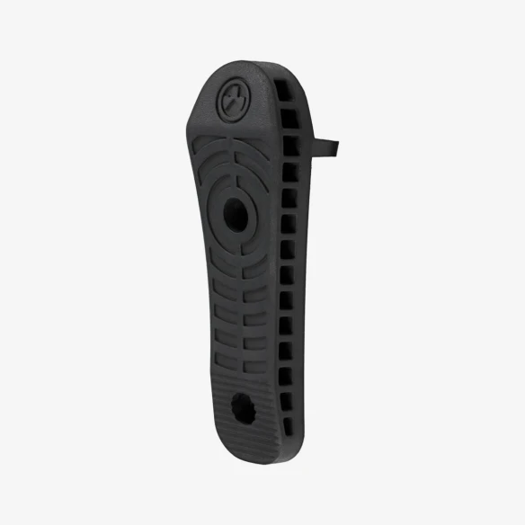 Product Details
The Magpul® Enhanced Rubber Butt-Pad, 0.70" is an optional replacement butt-pad for the CTR® and MOE® Mil-Spec Carbine models, plus all STR®, ACS-L™ and ACS® stocks. It is designed for enhanced shoulder purchase and offers improved recoil reduction with its thicker, vented construction.

The Enhanced Rubber Butt-Pad can also be installed on Commercial-Spec MOE / CTR stocks, but may prohibit use of the fully collapsed position due to the extended, slanted back of most Commercial-Spec receiver extensions. Not compatible with MOE Fixed Carbine Stock. Mounts with existing hardware.

Made in the USA.

NSN: MAG317-BLK 1005-01-591-5966