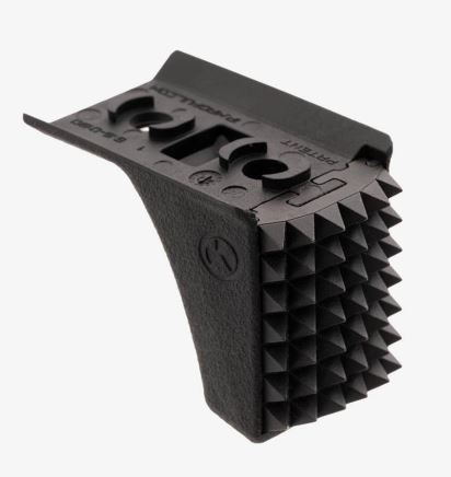 Magpul M-LOK Barricade Stop

The Magpul Barricade Stop is a rugged hand stop that allows the shooter to brace their firearm off barricades or field expedient shooting rests to create a stable platform for more accurate shots.

The Barricade Stop is constructed of a polymer body that’s fit with a hardened, QPQ-treated steel plate insert. The steel plate is heavily textured for aggressive contact with your shooting rest. It’s also slightly curved for optimized contact on uneven surfaces, giving you the ability to pivot your firearm while maintaining contact and control. Hybrid polymer and metal construction. Textured, QPQ-Treated steel face for increased hardness and corrosion resistance.

Compatible with octagonal M-LOK Handguards. Made in the USA.

Part #: MAG1295