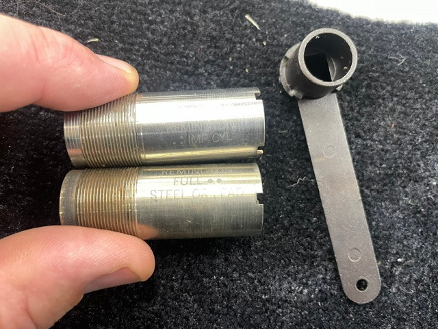 Used 12 Gauge Remington Chokes x2 w/Wrench