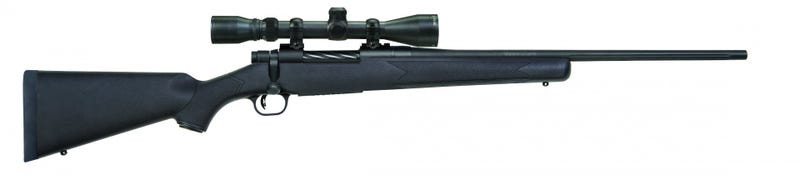 The classically-styled Mossberg Patriot looks great on the gun rack and feels great when shouldered. It has the patented LBA trigger and spiral-fluted bolts with knurl pattern ensure smooth, comfortable and reliable cycling. It has a 22" barrel with recessed crown to ensure accuracy and durability. This model comes chambered in 300 Winchester Magnum, has a synthetic stock, dropbox magazine, and a 3-9x40mm scope.