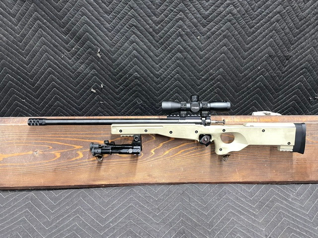Used Keystone Cricket Precision 22lr  18" Single Shot w/ Scope & Bipod