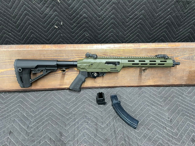 Used Adler RF-224 22lr OD Green w/1-10rnd Mag, 1-25rnd Mag & Adapter