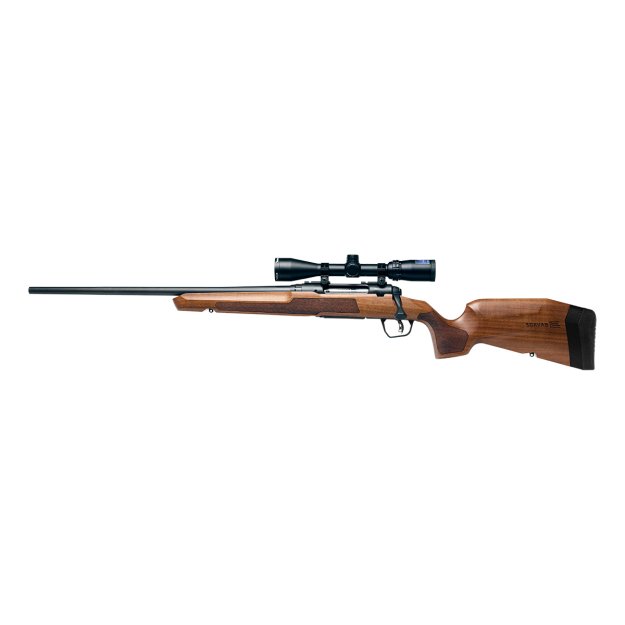 The all-new redesigned AXIS 2 XP HARDWOOD offers hunters even better out-of-the-box performance at the same affordable price. In addition to a new look with improved ergonomics, the AXIS 2 XP HARDWOOD is loaded with features that deliver tack-driving accuracy on every shot, including the user-adjustable AccuTrigger, and thread-in headspacing. In addition to the enhanced ergonomics on the HARDWOOD stock, it features laser cut stippling on the pistol grip and forend for added grip. The Axis 2 XP HARDWOOD gives hunters the classic look of a walnut stock with all of the modern features they expect.

Look for the AXIS 2 XP HARDWOOD in full-size, left-hand and a complete spectrum of popular hunting calibers. The updated bolt handle with a sleek, ergonomic design delivers on functionality. This bolt handle will help to enhance user control and comfort during operation, especially in adverse conditions like rain or cold weather. Factory mounted and boresighted 3-9x40 scope with fully multi-coated lenses and tool-less windage & elevation adjustments.

FEATURES
Redesigned, ergonomic stock with enhanced texturing
Updated pistol grip with ambidextrous palm swells
Enhanced bolt handle design
3-9x40mm scope, mounted and bore-sighted
User-adjustable AccuTrigger
Detachable box magazine
 

MPN	32273
UPC	11356322739
Caliber	308 Win
Purpose	Big Game Hunting, Hog Hunting, Predator Hunting
Firearm Type	Centerfire
Action Type	Bolt
Handed	Left
Barrel Color	Black
Barrel Contour	Sporter
Barrel Finish	Matte
Barrel Length	22" (55.88 cm)
Barrel Material	Carbon Steel
Rate of Twist	1:10"
Barrel Threaded	No
Bolt Release	Side
Pistol Grip	No
Interchangeable Grip Panel	No
Magazine Capacity	4
Magazine Quantity Included	1
Magazine Release	Ambidextrous
Receiver Color	Black
Receiver Finish	Matte
Receiver Material	Carbon Steel
Feed Type	Detachable Box Magazine
Scope Bases	2 Piece, Weaver Style
Scope Mounted and Sighted	Yes
Scope Power	3-9x40
Scope Rings	Weaver Style, Medium
AccuStock	No
AccuFit	No
Stock Butt Color	Black
Stock Butt Type	Recoil Pad
Stock Color	Brown
Stock Finish	Matte
Stock Fixed	Yes
Stock Pull Length - Min.	13.75" (34.93 cm)
Stock Pull Length - Max.	13.75" (34.93 cm)
Stock Material	Hardwood
Stock QD Studs Color	Black
Stock QD Studs Quantity	2
Stock Thumbhole	No
Stock Type	Sporter
AccuTrigger	Yes
Trigger Adjustable	Yes
Trigger Pull Force - Min.	2.5 lbs (40 ounces)
Trigger Pull Force - Max.	6 lbs (96 ounces)
Length	42.5" (107.95 cm)
Weight	7.8 lbs (3.54 kg)